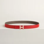 H Infini belt buckle & Reversible leather strap 24 mm